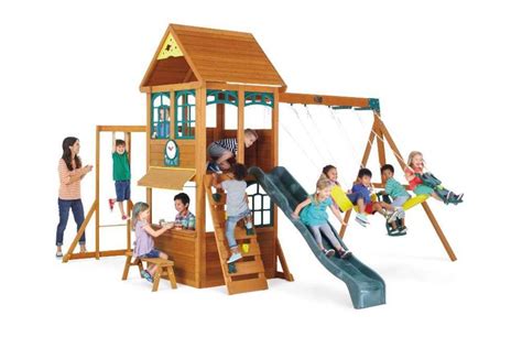 big backyard premium collection halliwell wood swing set instructions